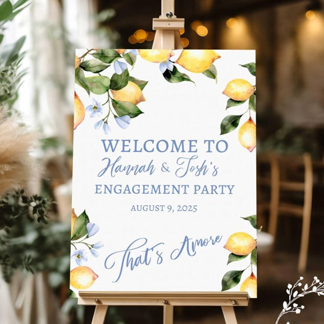 Tuscany Amalfi Coast Lemon That's Amore Engagement Foam Board (Creator Uploaded)