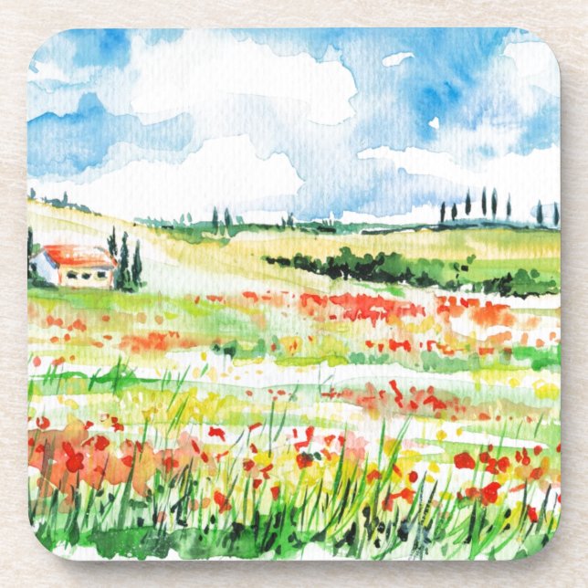 Tuscany Beverage Coaster (Front)