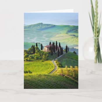 Tuscany Card by thecoveredbridge at Zazzle