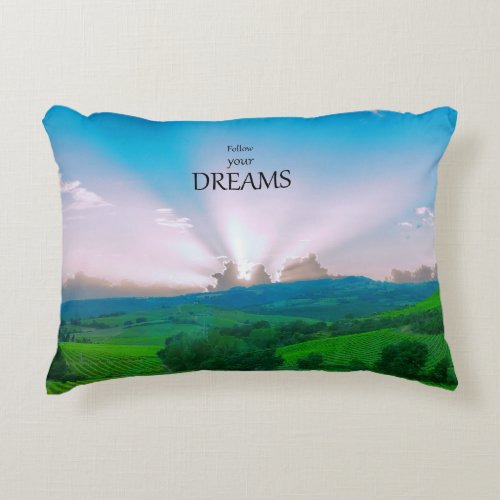Tuscany Countryside Accent Pillow