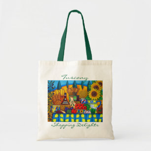 Tuscany Delights Shopping Bag by Lisa Lorenz