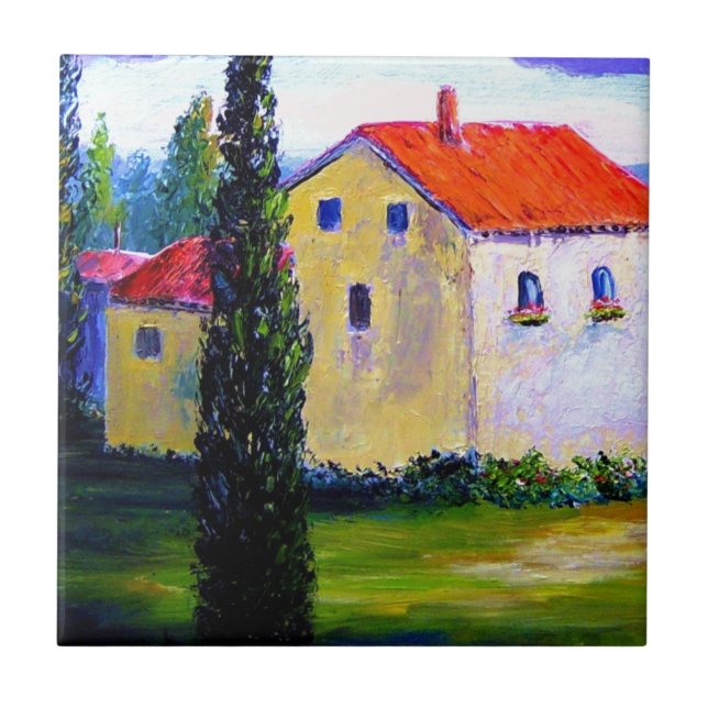 Tuscany Farm House Tile (Front)