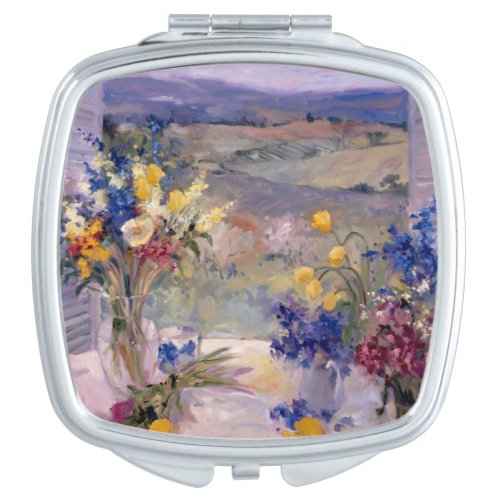 Tuscany Floral Compact Mirror