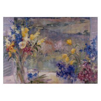 Tuscany Floral Cutting Board by AuraEditions at Zazzle