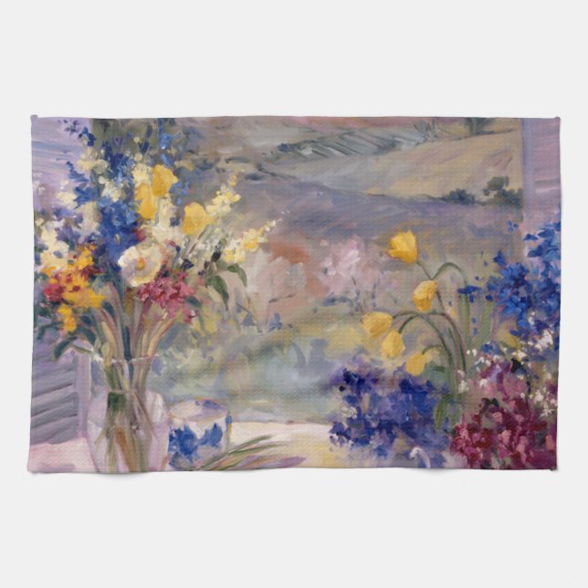 Tuscany Floral Kitchen Towel (Horizontal)