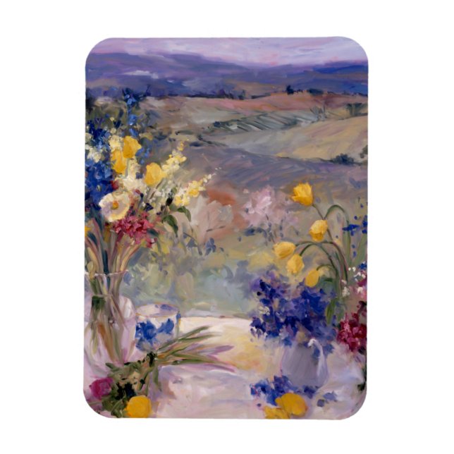 Tuscany Floral Magnet (Vertical)