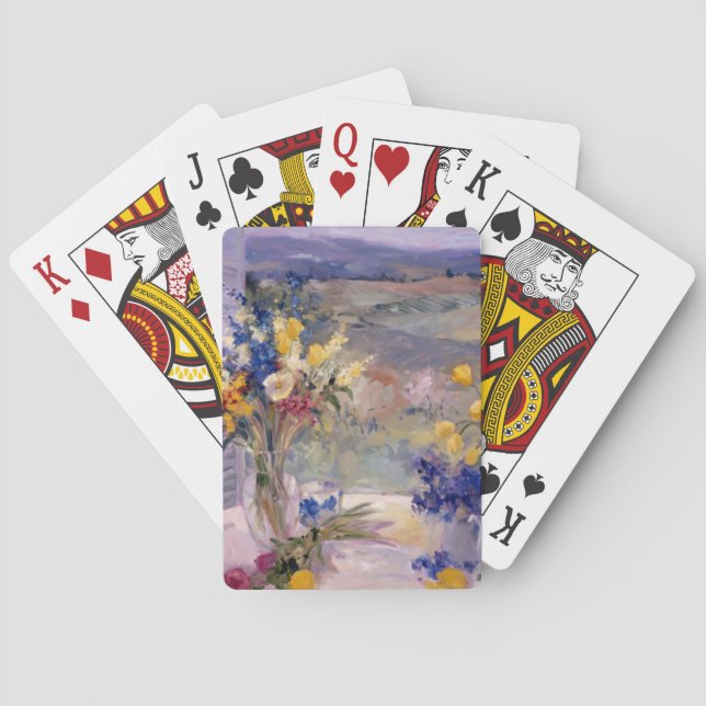 Tuscany Floral Poker Cards (Back)
