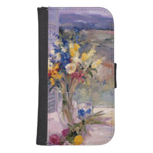 Tuscany Floral Wallet Phone Case For Samsung Galaxy S4