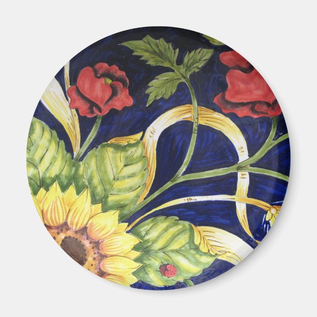 Tuscany Flowers 2 MAGNET (Front)