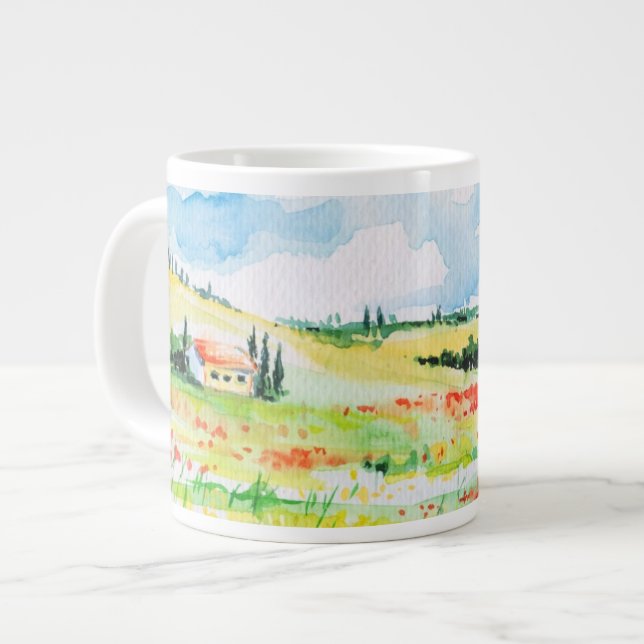 Tuscany Giant Coffee Mug (Front Left)