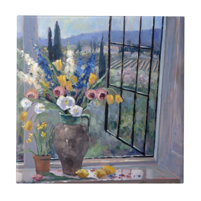 Tuscany Hillside II Ceramic Tile (Front)