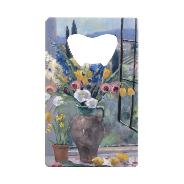 Tuscany Hillside II Credit Card Bottle Opener (Back)