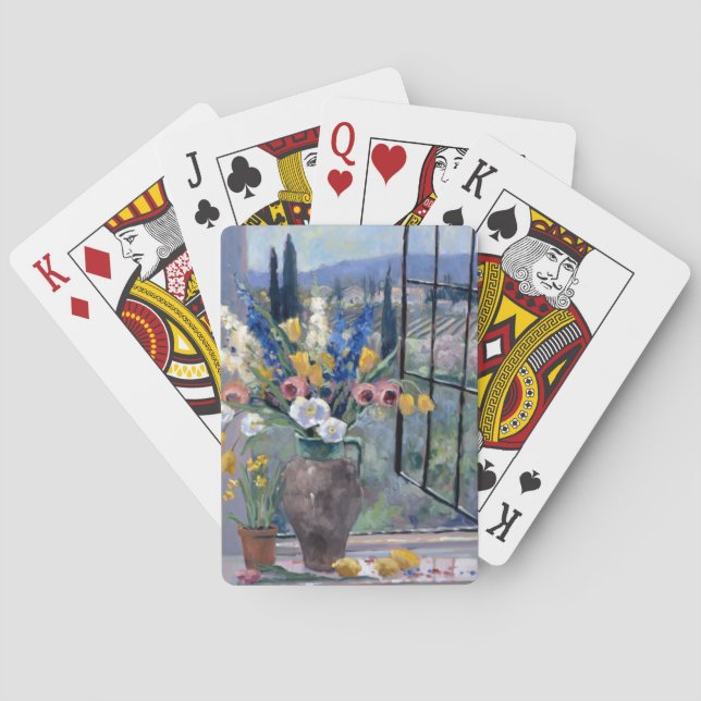 Tuscany Hillside II Poker Cards (Back)