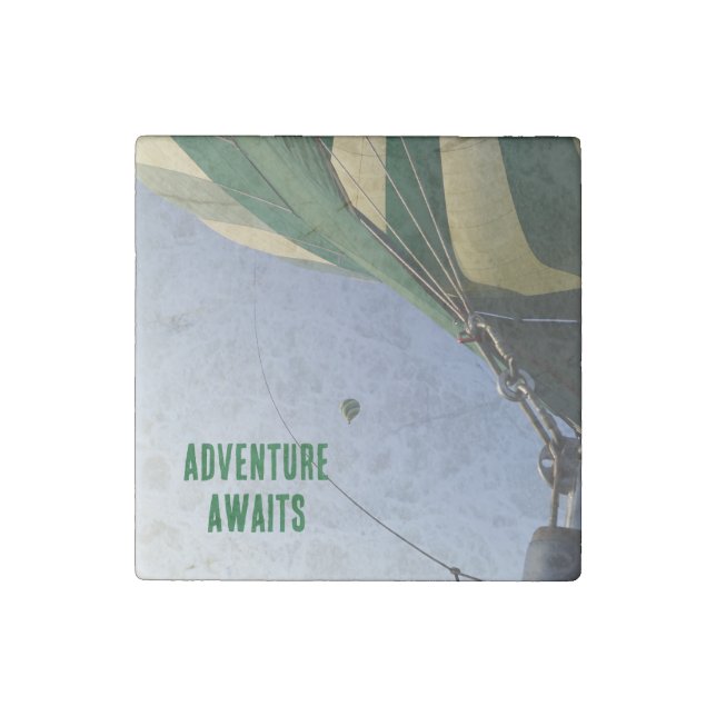 Tuscany Hot Air Balloon Adventure Stone Magnet (Front)