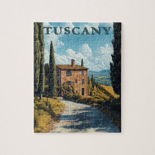 Tuscany, Idyllic Italian Countryside  Jigsaw Puzzle (Vertical)