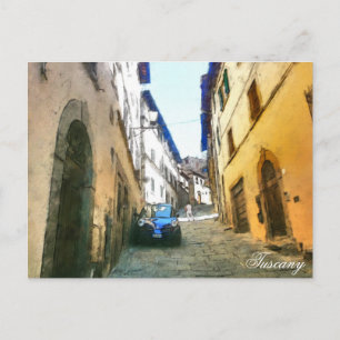Tuscany.Italy. Cortona. Postcard