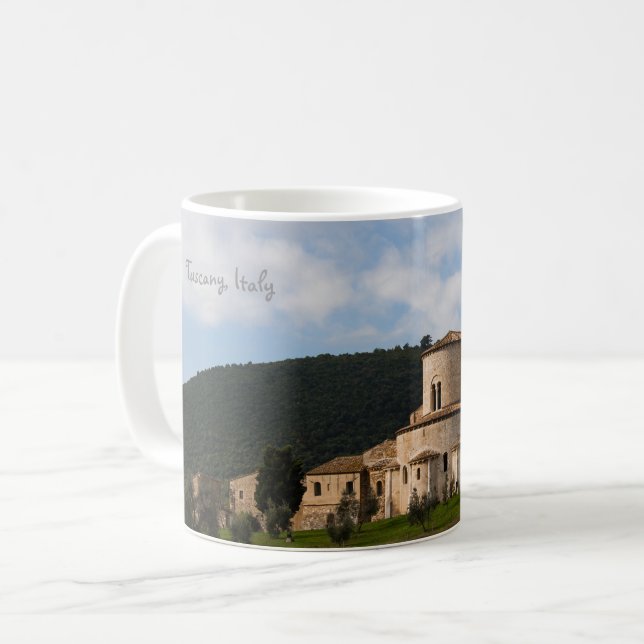 Tuscany, Italy countryside landscape house Coffee Mug (Front Left)