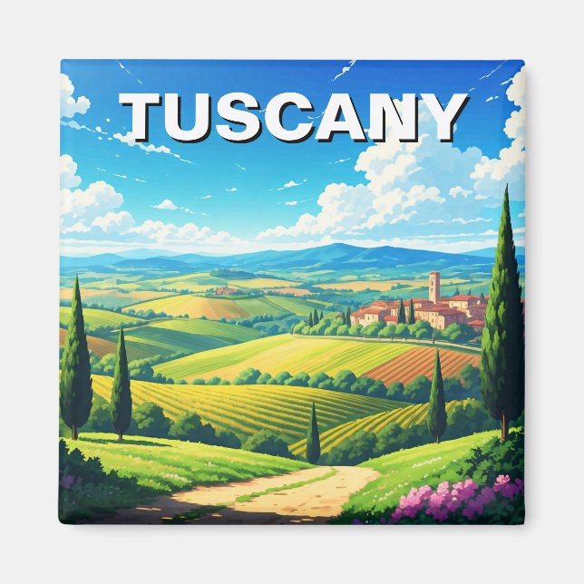 Tuscany Italy Countryside Magnet (Front)