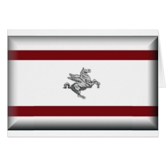 Tuscany (Italy) Flag Cards (Front Horizontal)