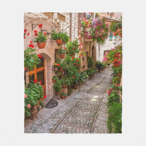 Tuscany Italy Fleece Blanket