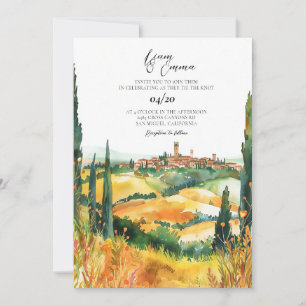 Tuscany Italy Invite Wedding Destination