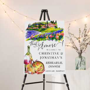 Tuscany Italy Italian Food Rehearsal Welcome Foam Board