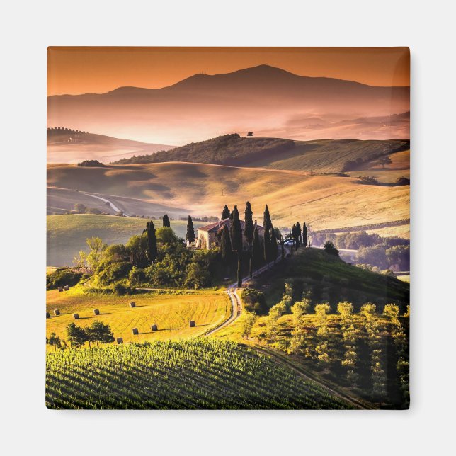 Tuscany, Italy landscape photograph Magnet (Front)