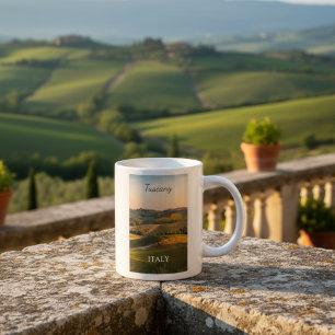 Tuscany Italy Landscape Scenic  Giant Coffee Mug