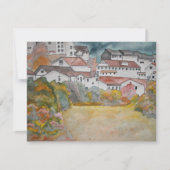 Tuscany Italy landscape watercolor painting (Front)