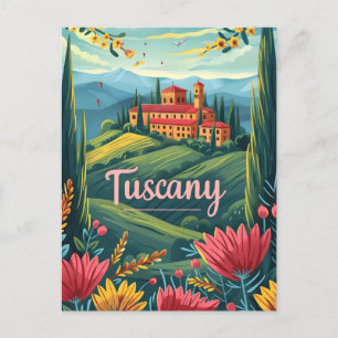 Tuscany Italy Postcard