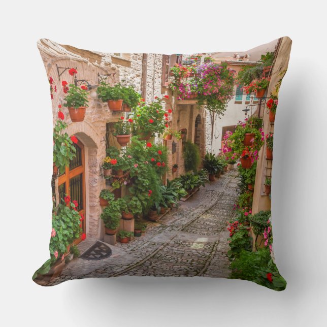 Tuscany Italy Throw Pillow (Front)