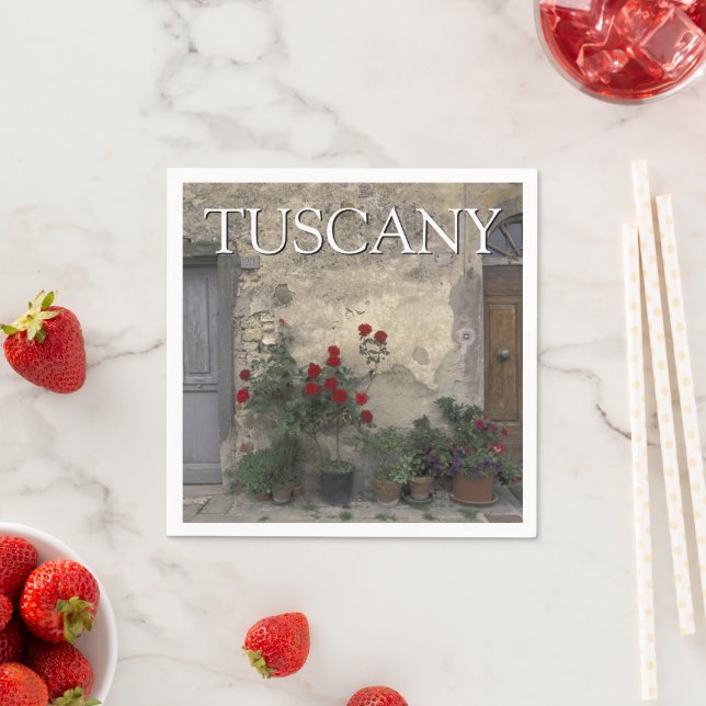 Tuscany, Italy | Tuscan Doorway Napkins (Insitu)
