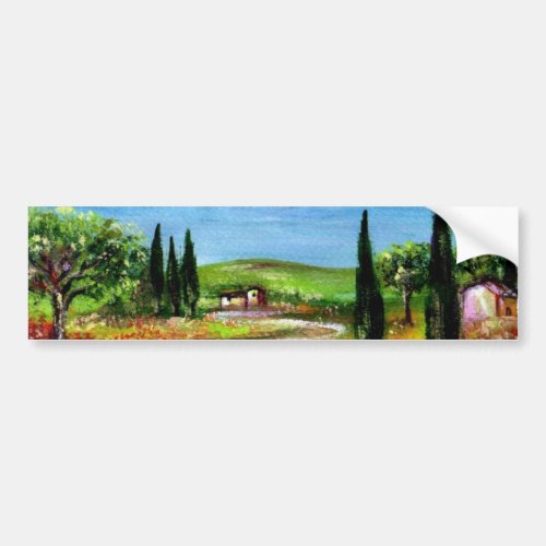 TUSCANY LANDSCAPE 5 BUMPER STICKER