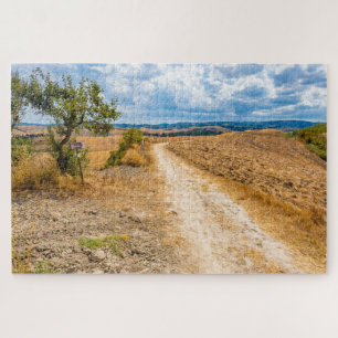 Tuscany landscape along via Francigena, Italy Jigsaw Puzzle
