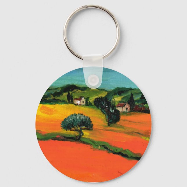 TUSCANY LANDSCAPE,detail Keychain (Front)