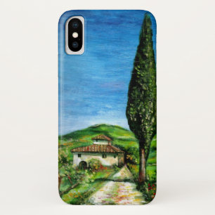TUSCANY LANDSCAPE / OLD FARMHOUSE IN CHIANTI iPhone X CASE