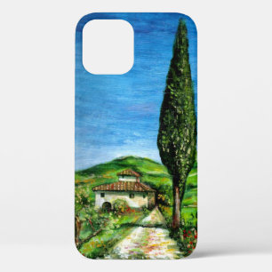TUSCANY LANDSCAPE / OLD FARMHOUSE IN CHIANTI iPhone 12 CASE
