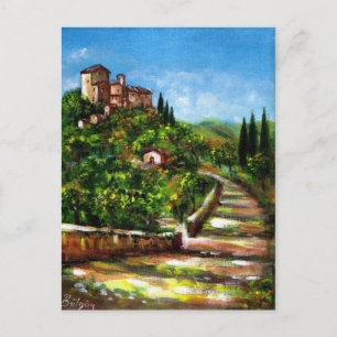 TUSCANY LANDSCAPE POSTCARD