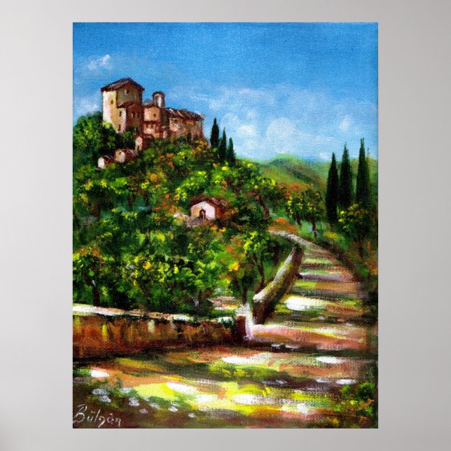 TUSCANY LANDSCAPE POSTER (Front)