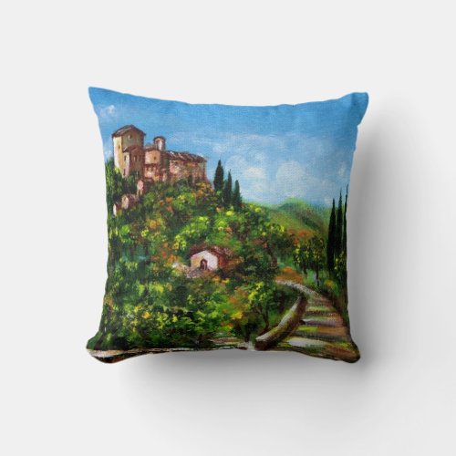 TUSCANY LANDSCAPE THROW PILLOW