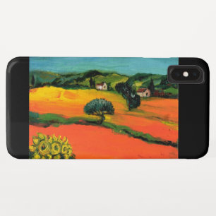 TUSCANY LANDSCAPE WITH SUNFLOWERS iPhone XS MAX CASE
