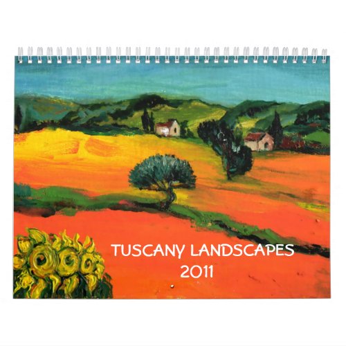 TUSCANY LANDSCAPES COLLECTION 2017 CALENDAR