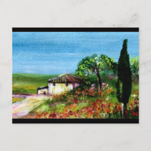 TUSCANY LANDSCAPES POSTCARD