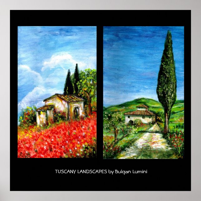 TUSCANY LANDSCAPES POSTER (Front)