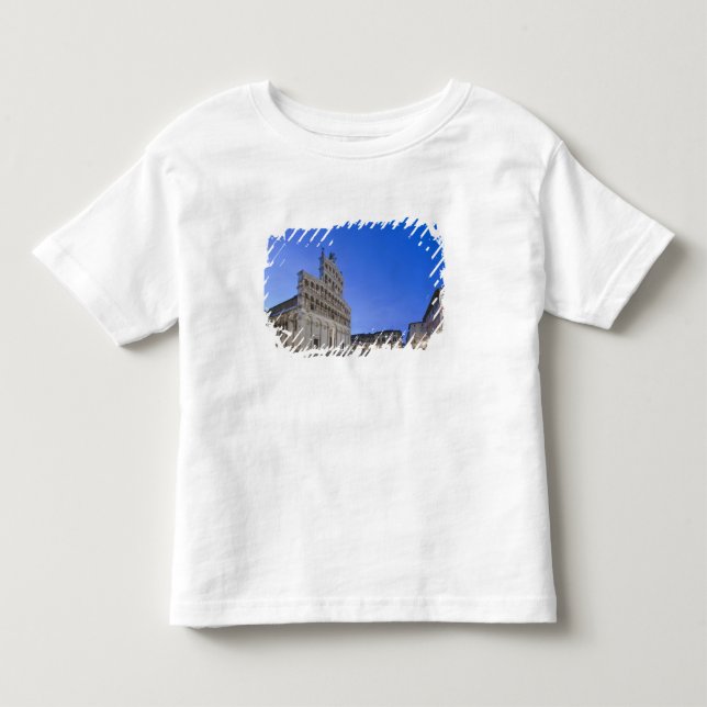 Tuscany, Lucca, Piazza San Michele at Dawn Toddler T-shirt (Front)