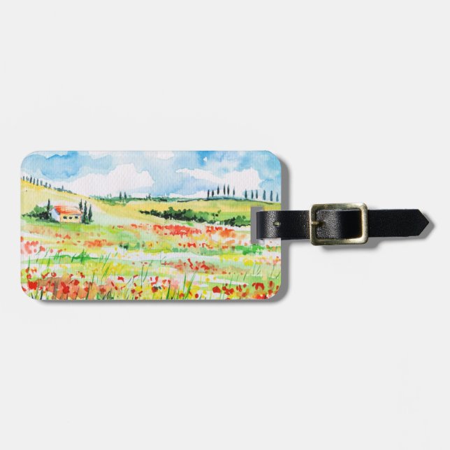 Tuscany Luggage Tag (Front Horizontal)