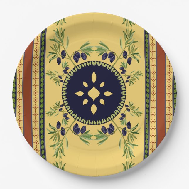 Tuscany Paper Plates (Front)