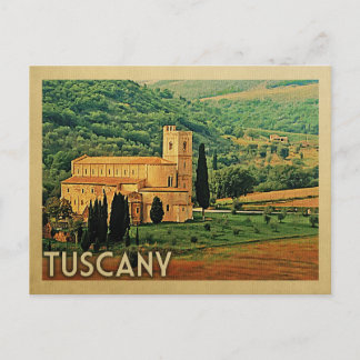 Tuscany Postcard Italy Vintage Travel