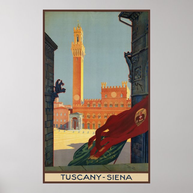 Tuscany Siena Poster (Front)