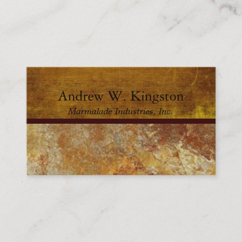 "Tuscany Stone" Business Executive Business Card